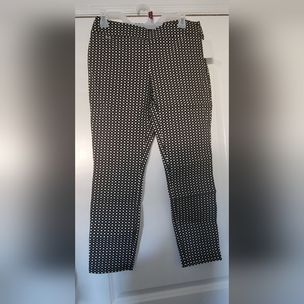 The Limited Black and White Patterned Pants